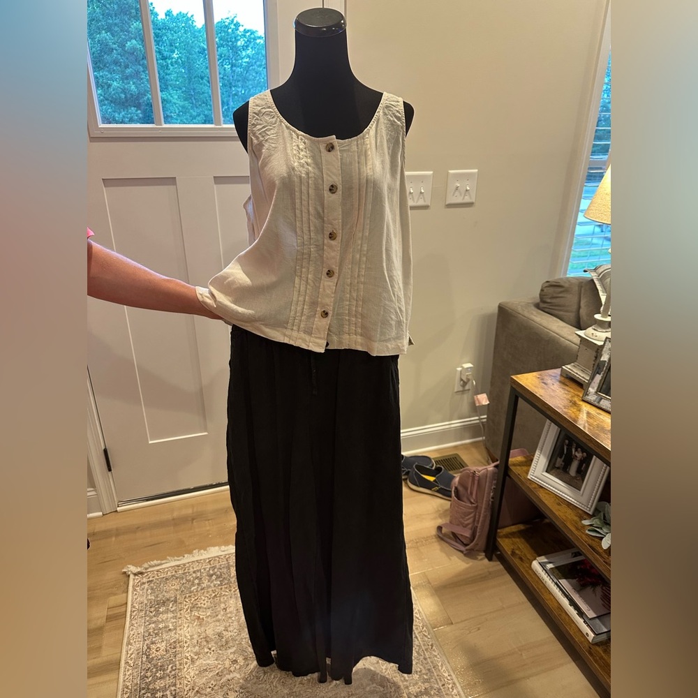 Wonderly Cream Textured Fabric outfit- XL